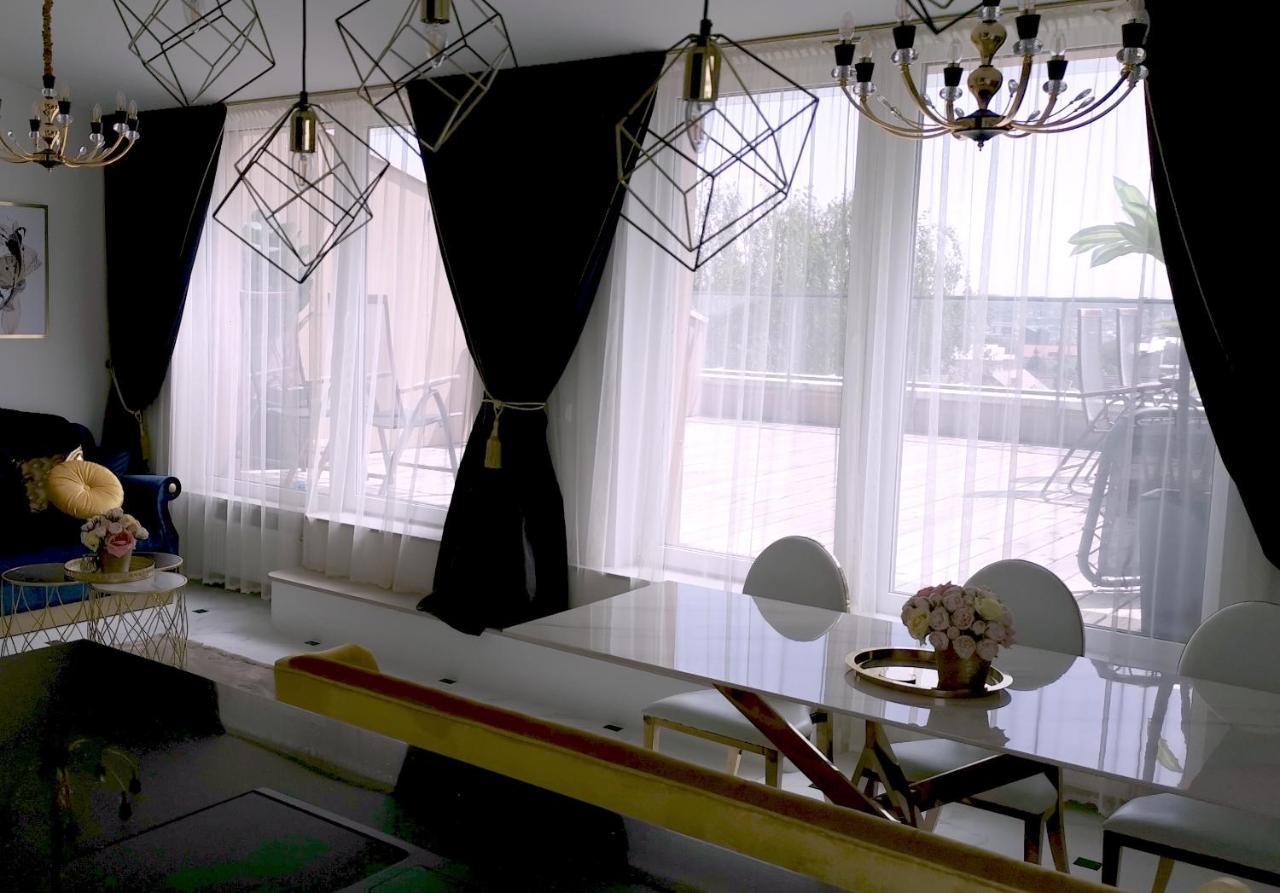 Luxury Penthouse With Large Terrace & Panoramic Old Town View Διαμέρισμα Βίλνιους Εξωτερικό φωτογραφία